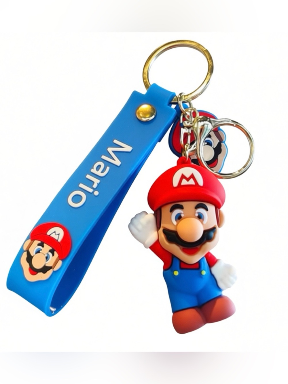 Super Mario Silicone Keychain Bag Charm